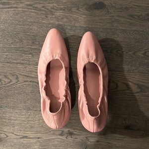 Gently worn shoes. Rachel Comey calder low heels in Barbie core pink. Fun!